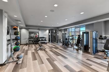 Fitness center with yoga/spin studio